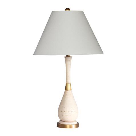 Gil Travertine Table Lamp image