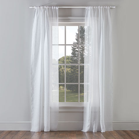 Sheer Linen Drapery Panel image