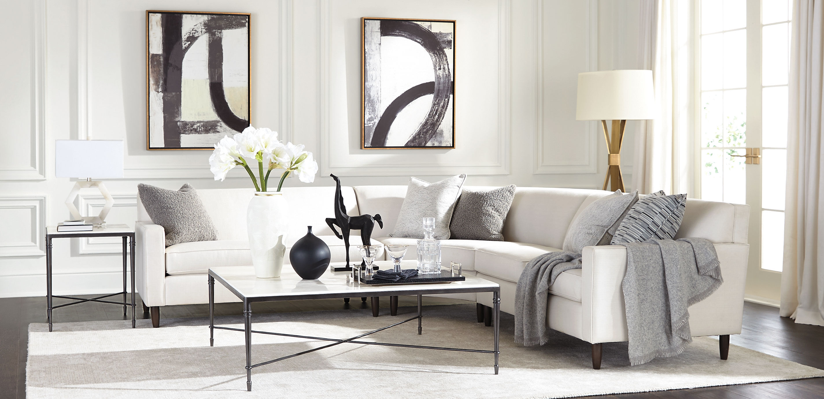 Valeria Stone-Top Square Coffee Table_8