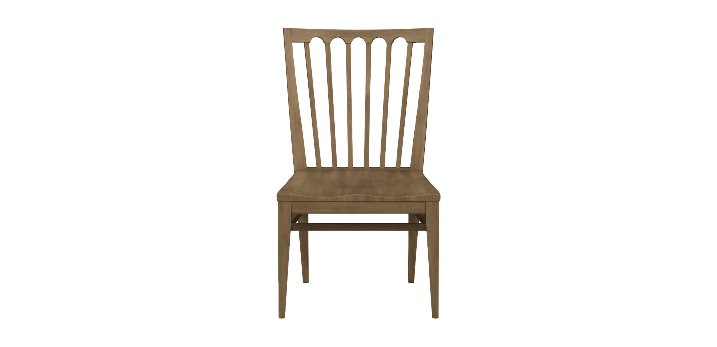 Benham Dining Side Chair, Wood Seat