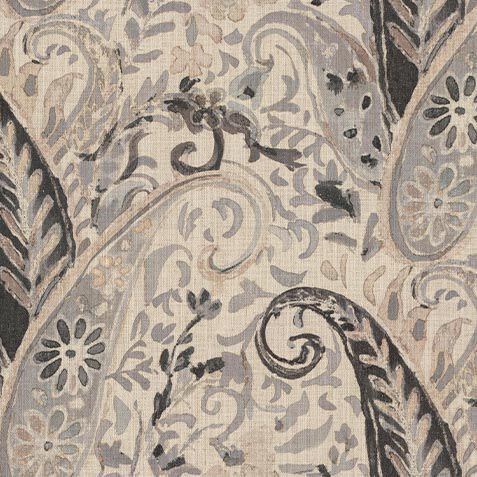 Nabry Charcoal Fabric By the Yard image