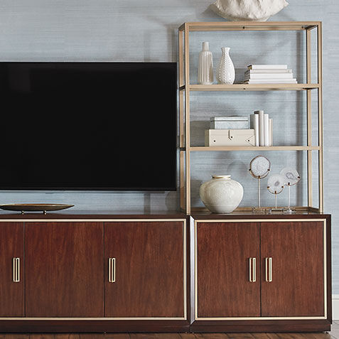 Faraday Classic Two-Door Cabinet with Hutch Product Tile Hover Image 279205G