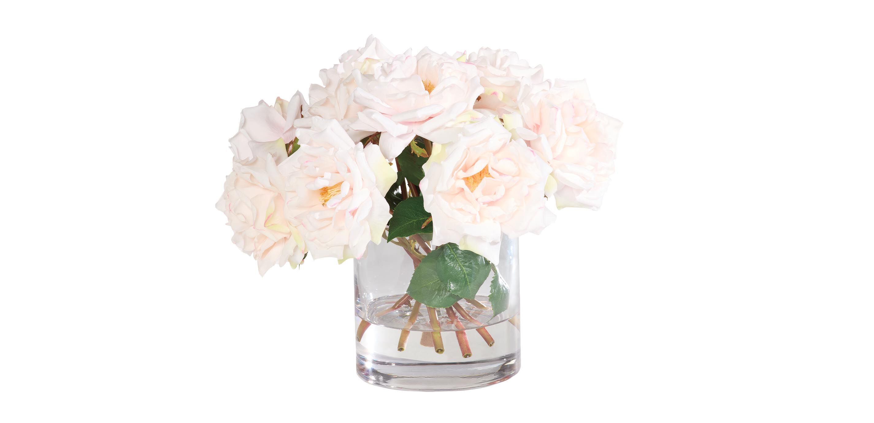 Rose Bouquet in Cylinder Vase