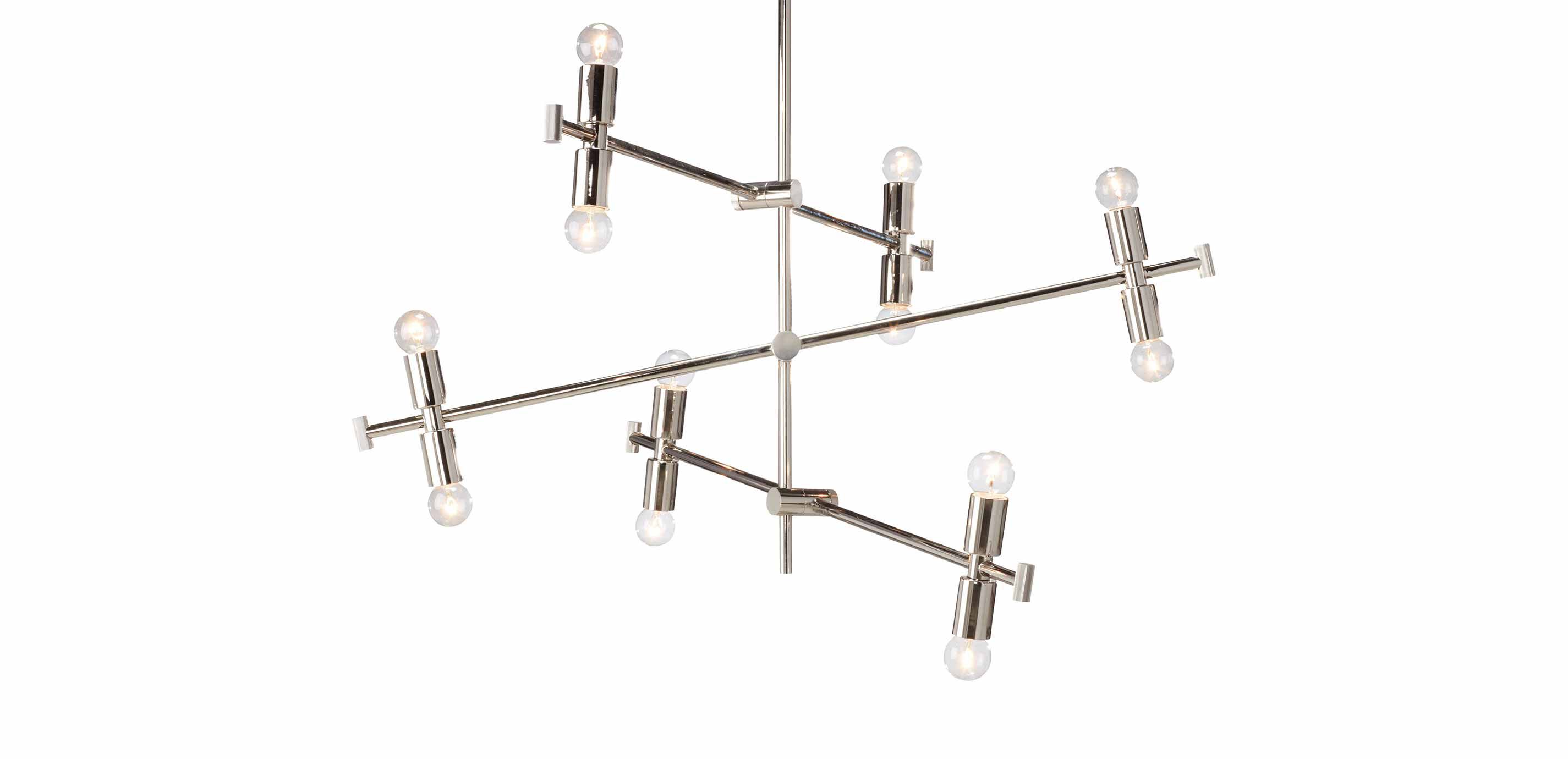 Cullen 12-Light Chandelier, Polished Nickel_3