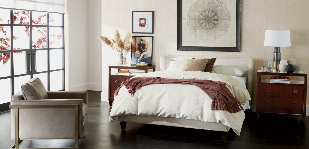 Colton Bed with Low Headboard | Beds | Ethan Allen