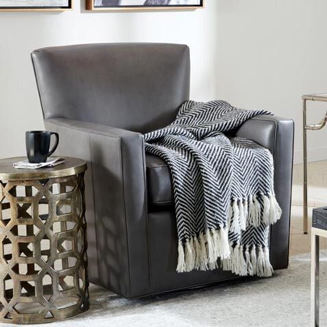 Turner Leather Swivel Chair Product Tile Hover Image 727082