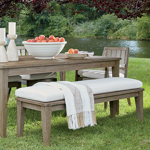 Bridgewater Cove Teak Dining Bench Product Tile Hover Image 404090