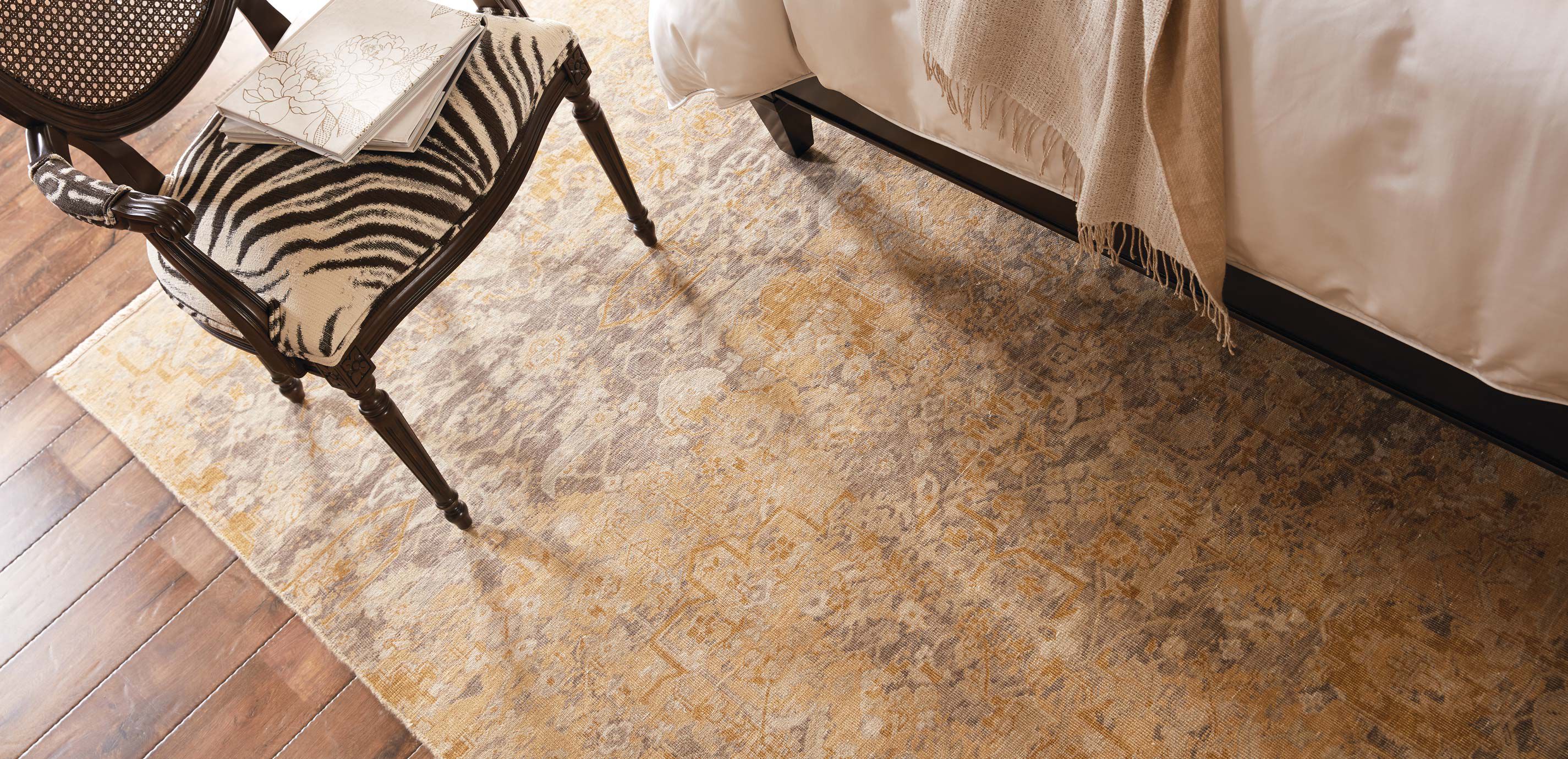 Oslo Rug, Gold/Grey_5