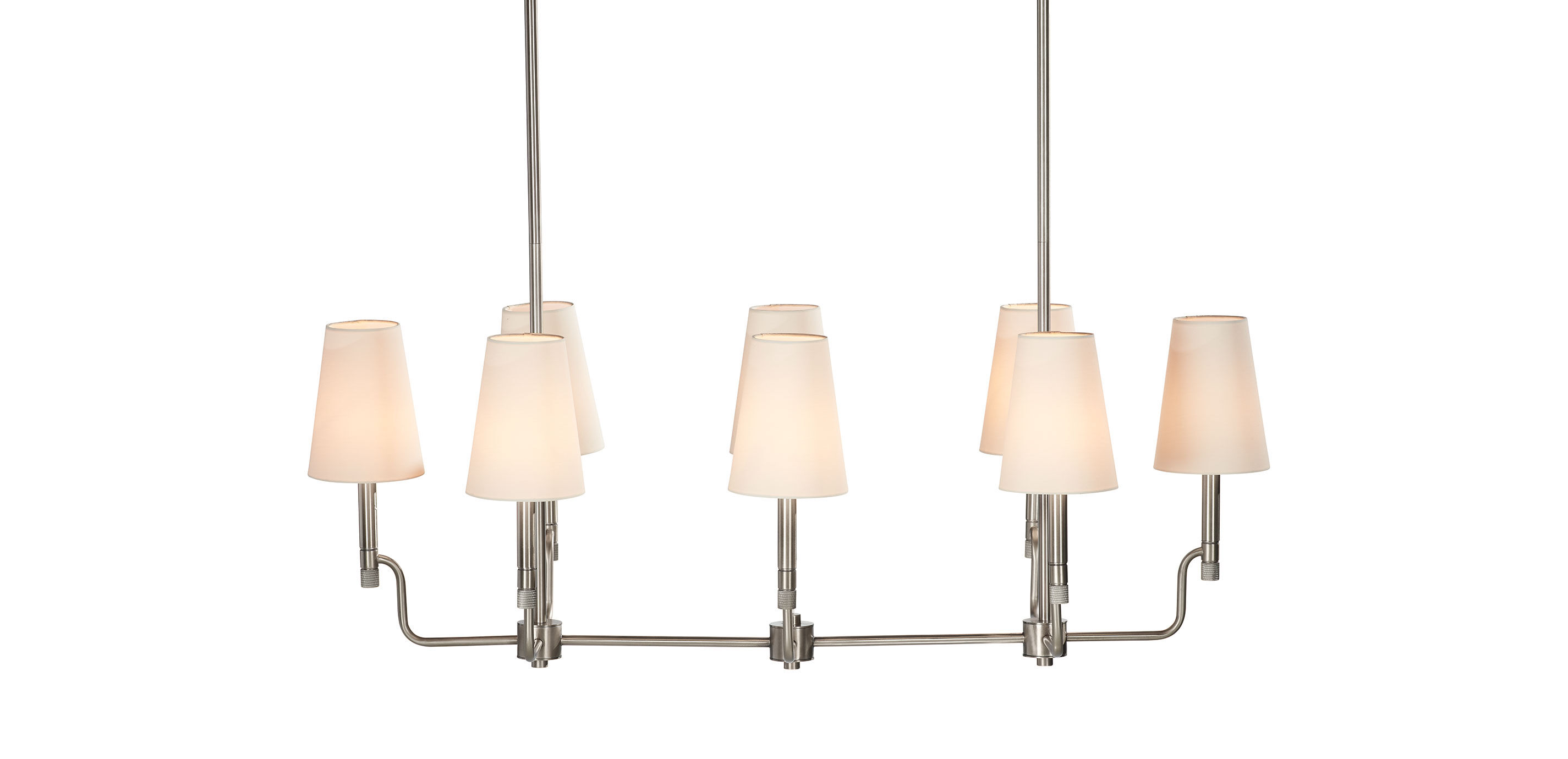 Turnbull Linear Chandelier, Polished Nickel_3