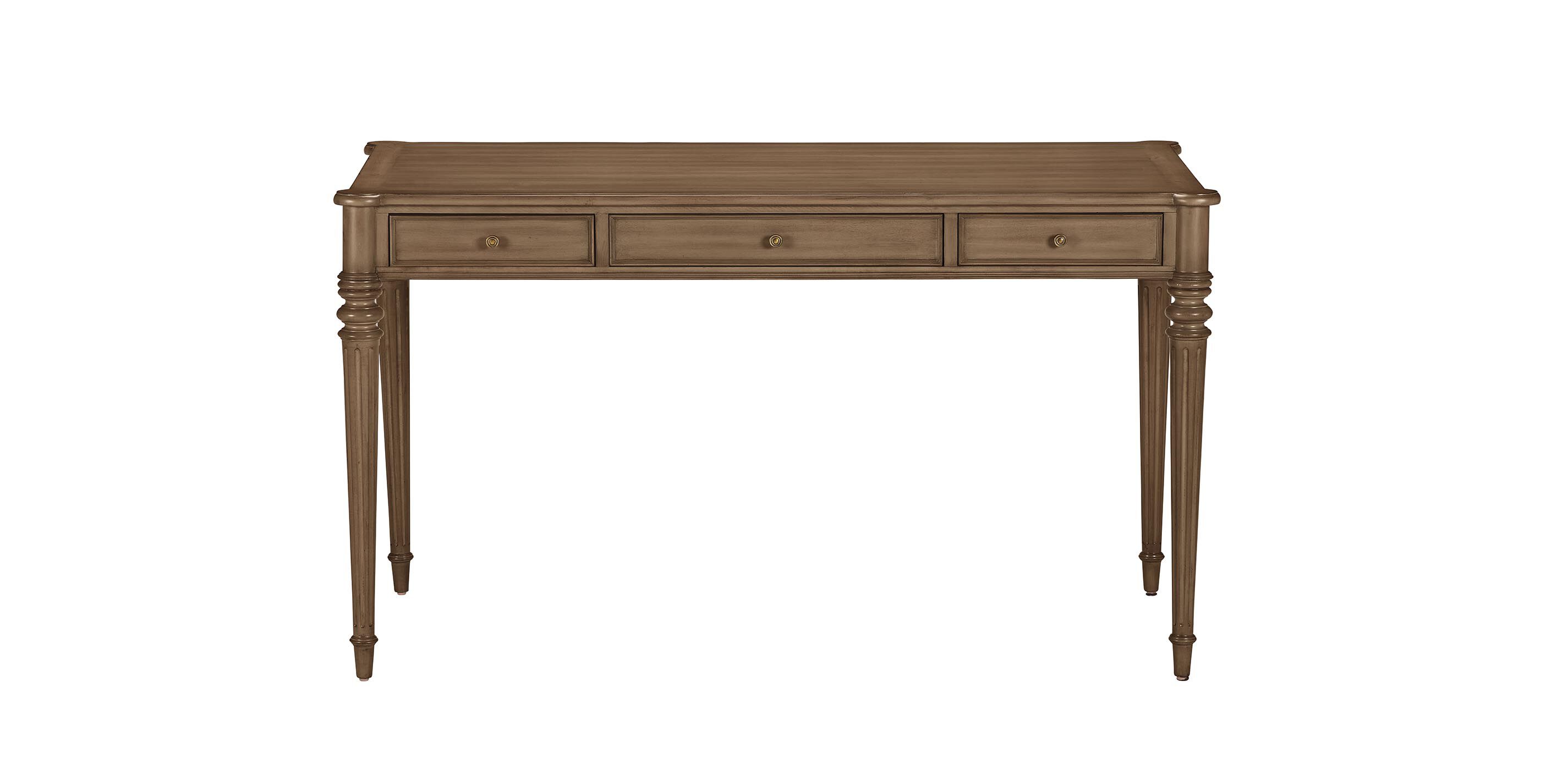 Custom Turret-Corner Home Office Desk