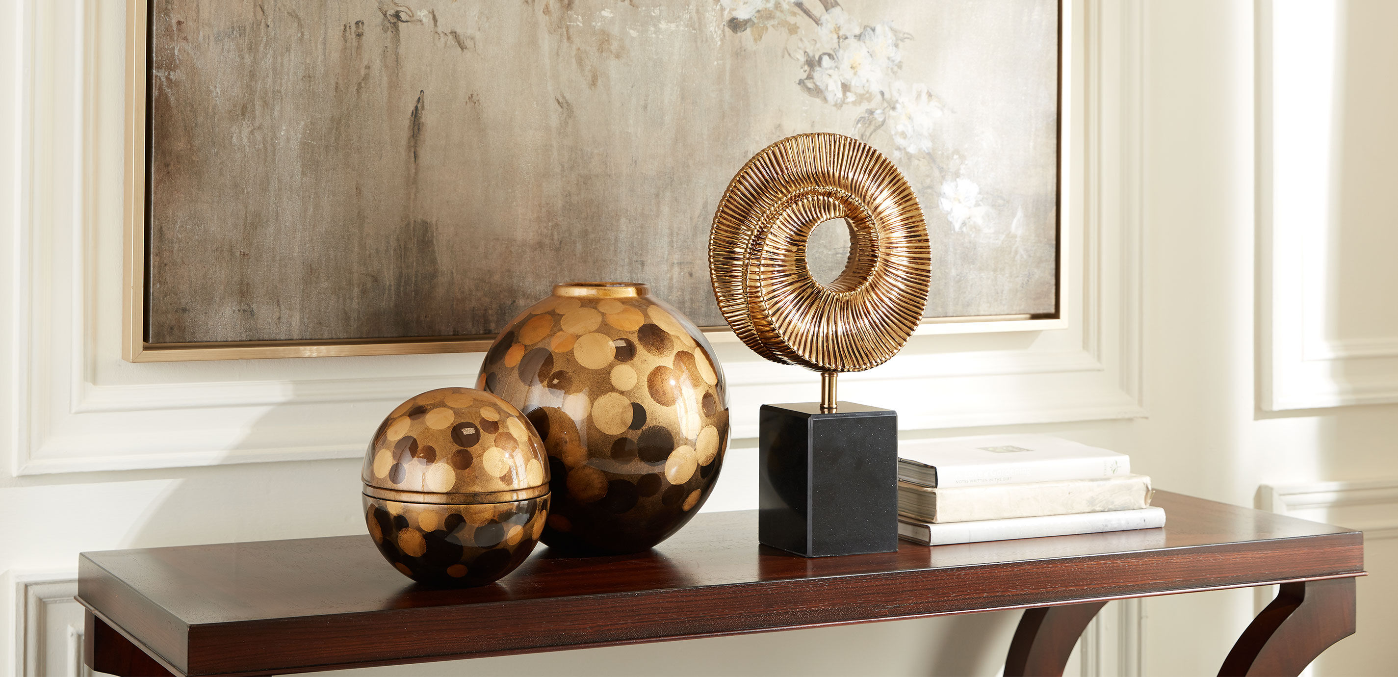 Copper Tones Spotted Vase_6