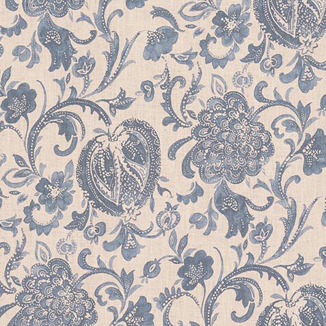 Eryn Navy Fabric By the Yard image