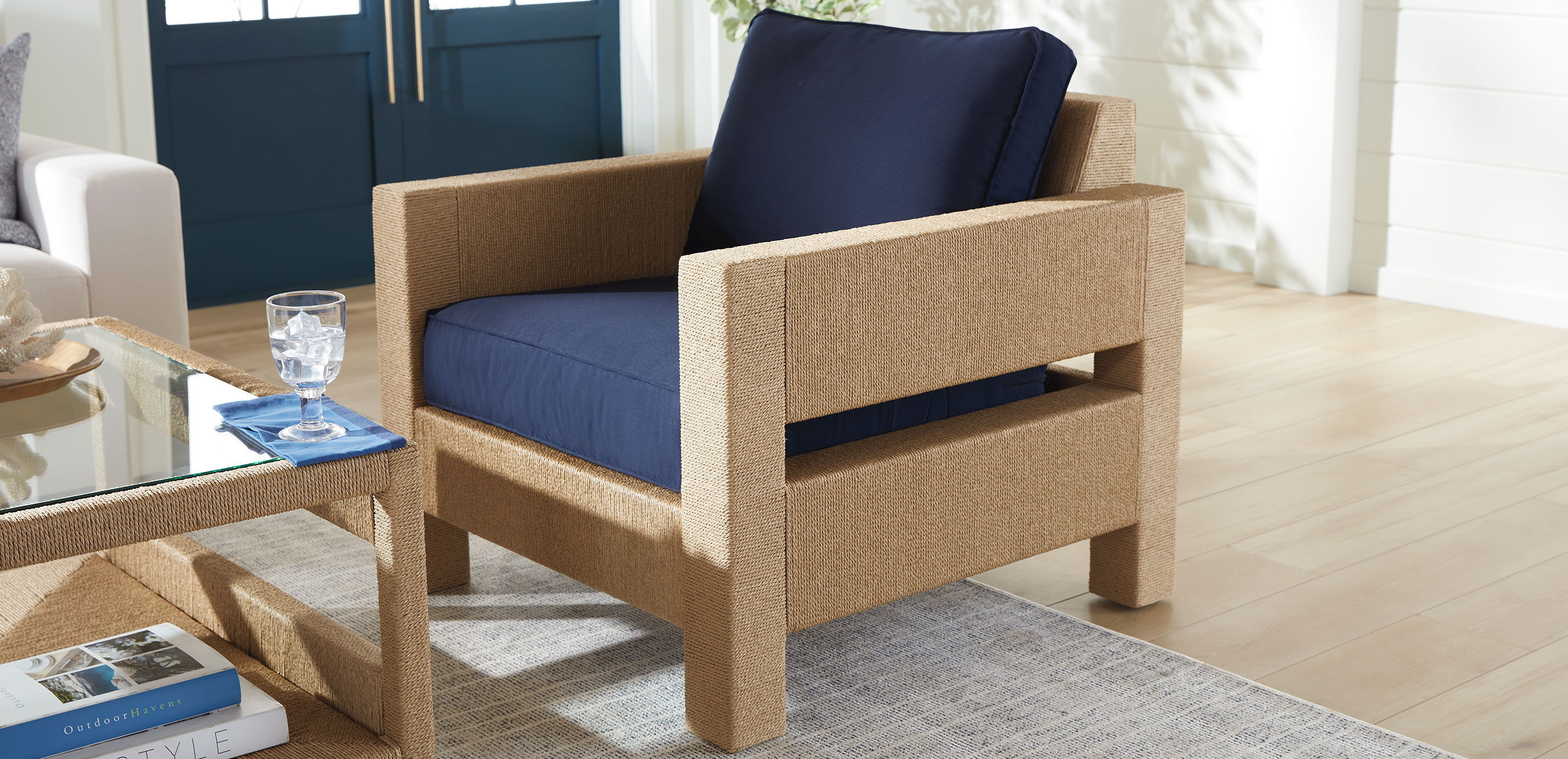 Kean Navy Fabric By the Yard_2