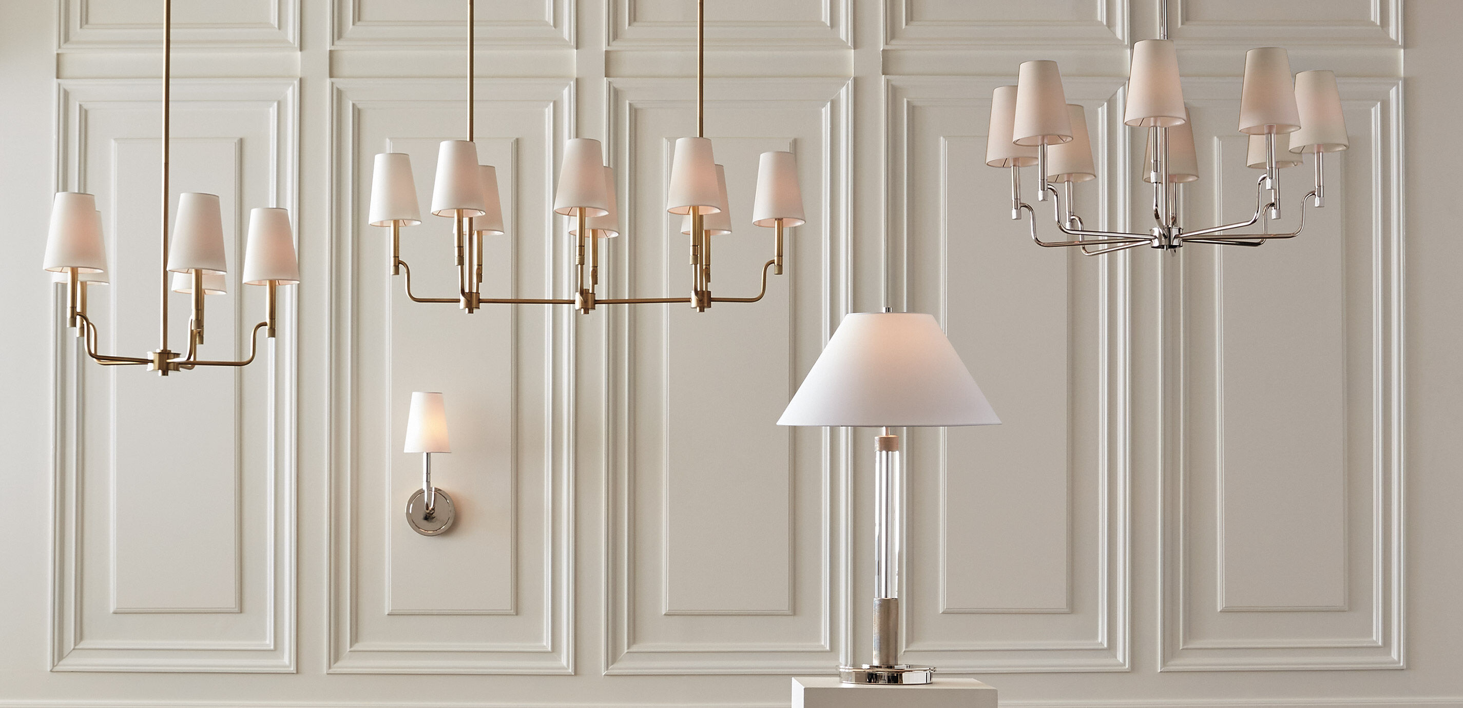 Turnbull Large Chandelier, Polished Nickel_6