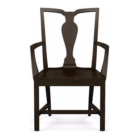 Maddox Dining Armchair, Wood Seat image