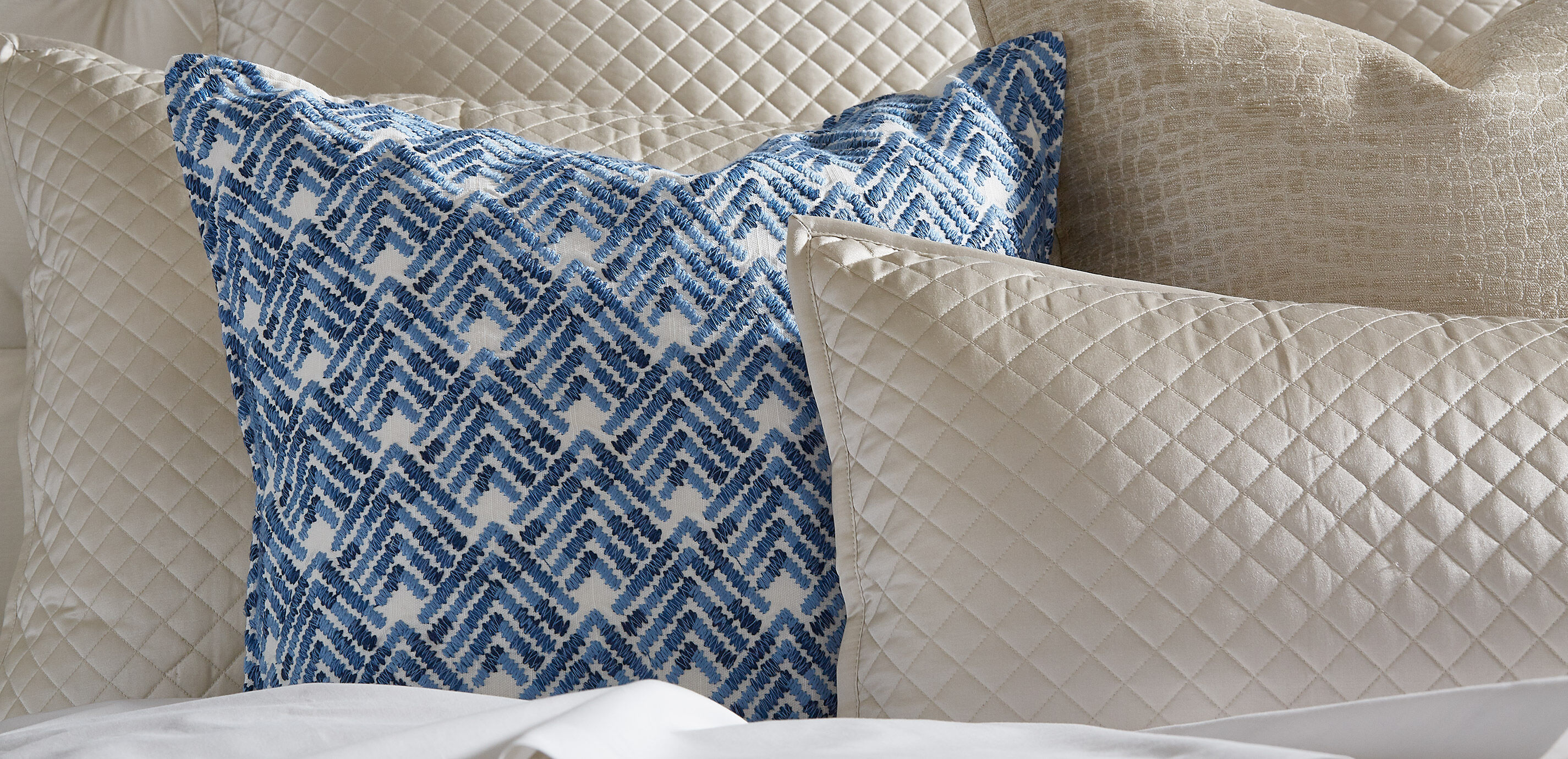 Salena Quilted Sham, Champagne_4