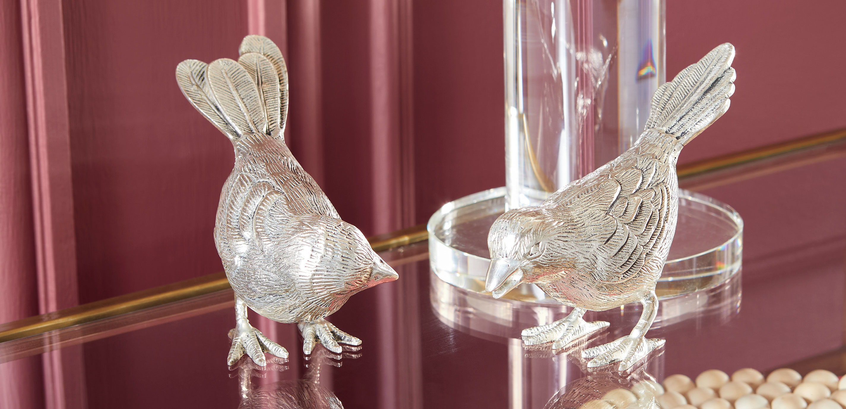 Ensemble de deux oiseaux chanteurs _3