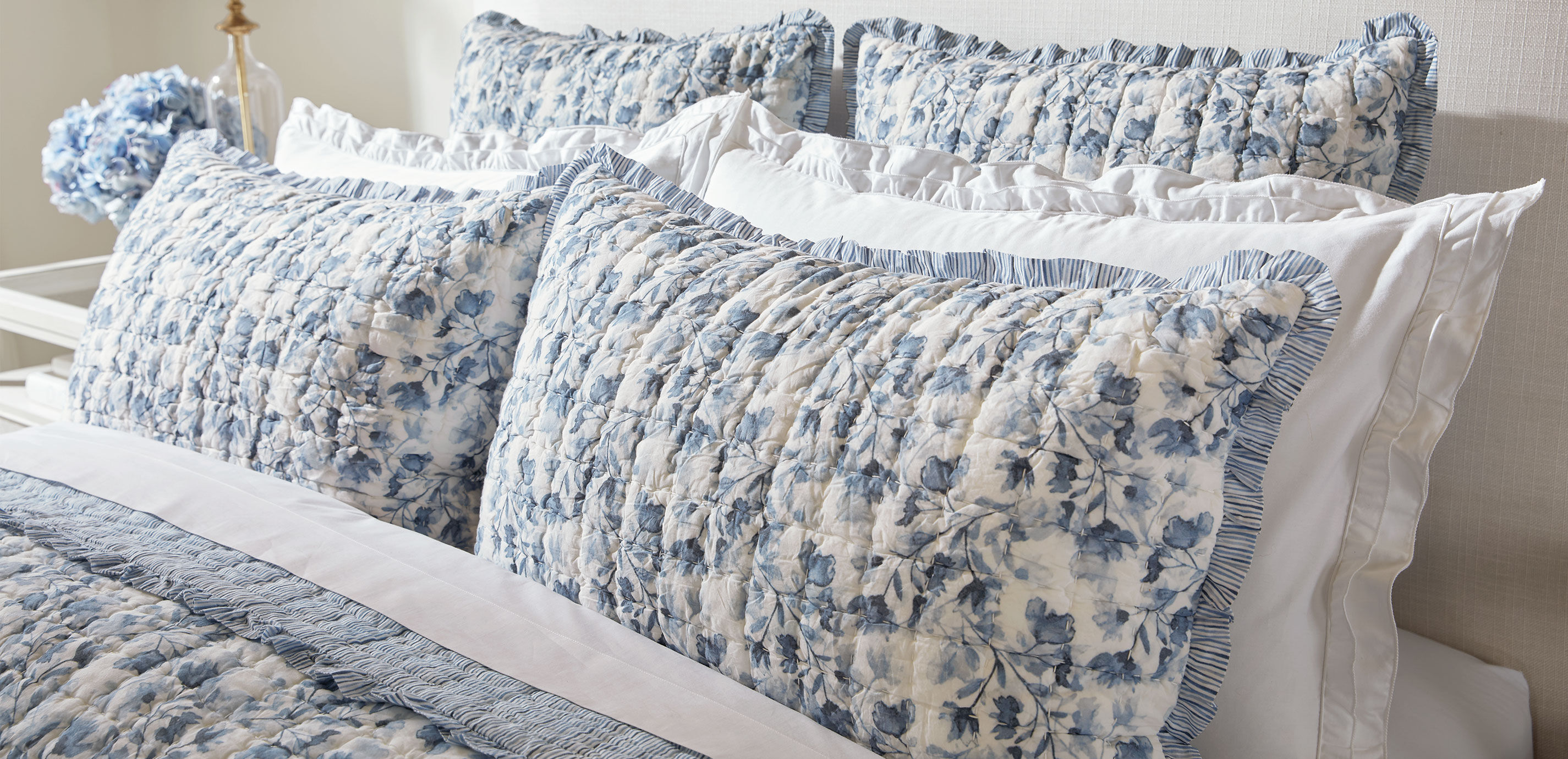 Watercolor Floral Euro Sham_1
