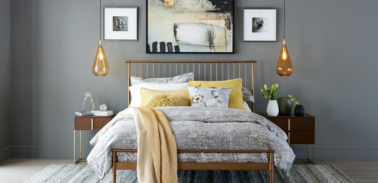 Emmett Metal Minimalist Bed | Ethan Allen Beds | Ethan Allen