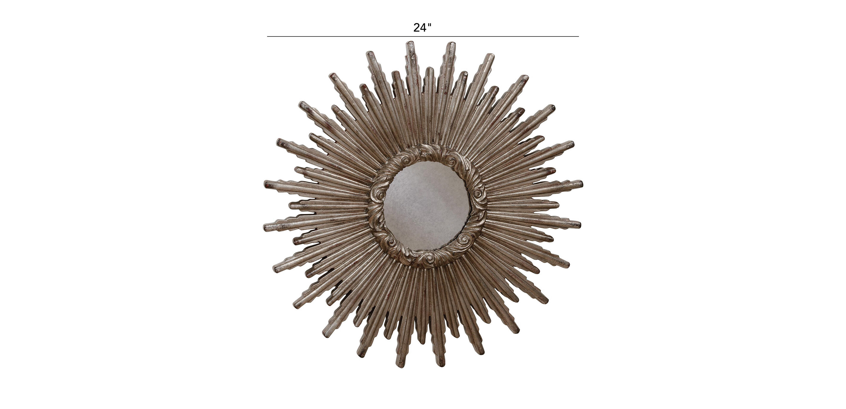 24" Silver Starburst Mirror_1