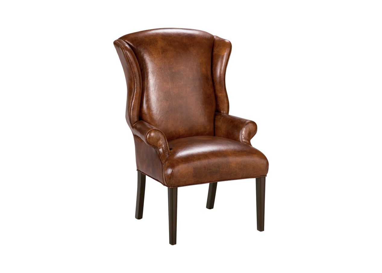 Jayden Leather Host Chair Arm & Host Chairs Ethan Allen