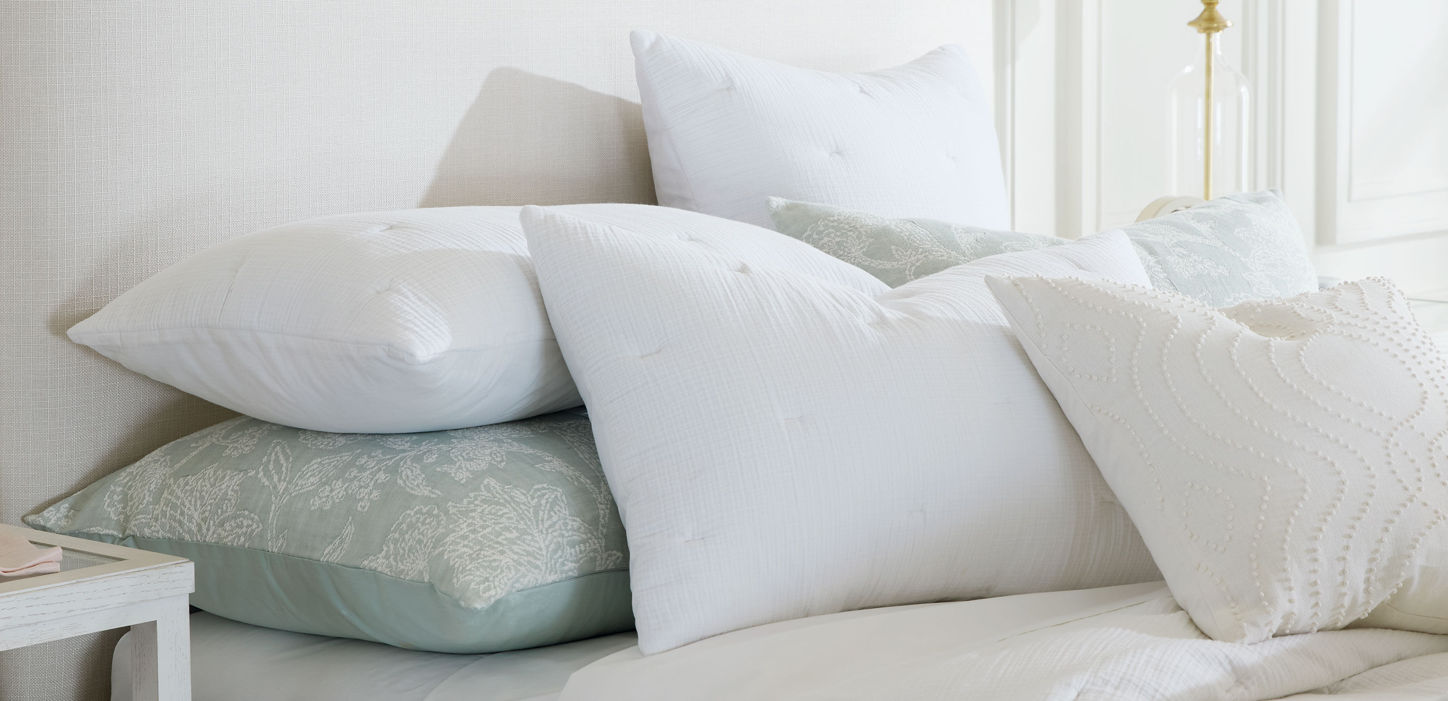 Cotton Gauze Quilted Euro Sham_2