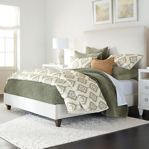 Elsen Custom Upholstered Bed Product Tile Hover Image elsenupholstered