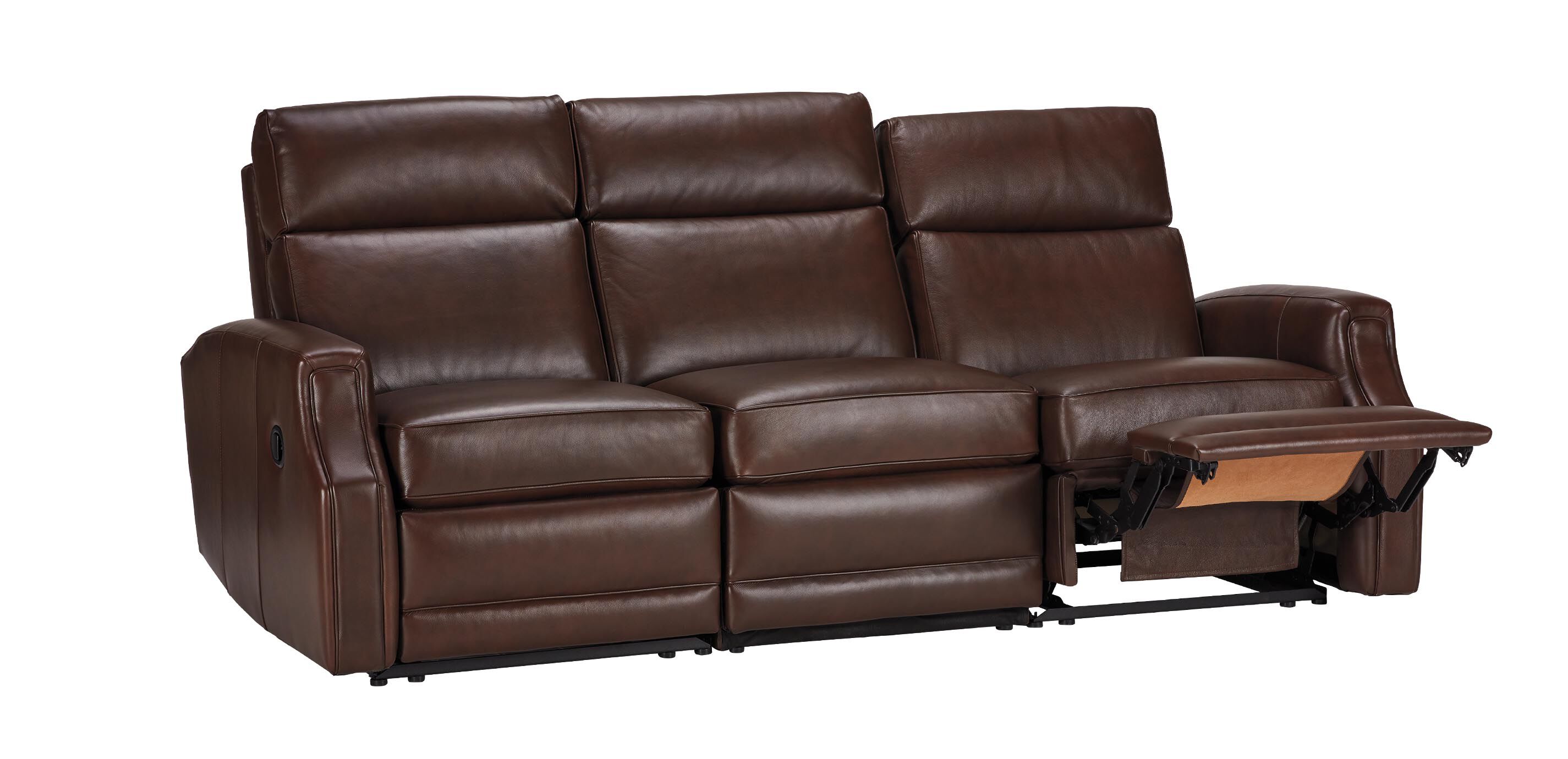 Conover Scoop-Arm Wall-Reclining Modular Leather Sofa_5
