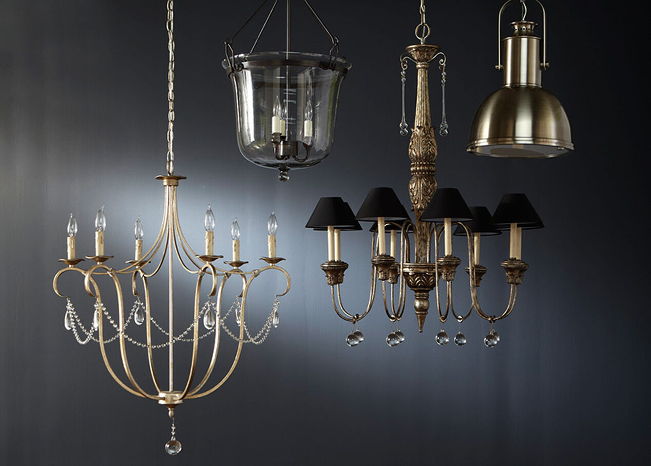 Cali Aged Silver Chandelier | CHANDELIERS | Ethan Allen