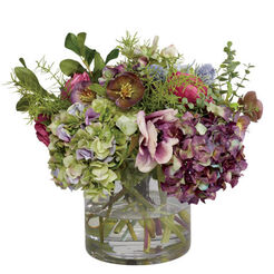 Hydrangea, Hellebore & Poppy Mix in Vase Recommended Product