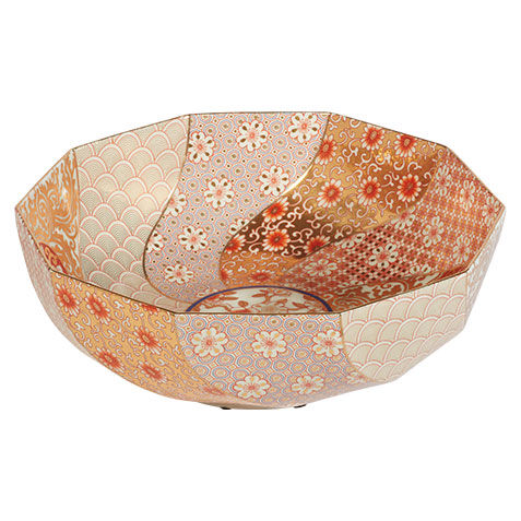 Multi-Pattern Porcelain Bowl image