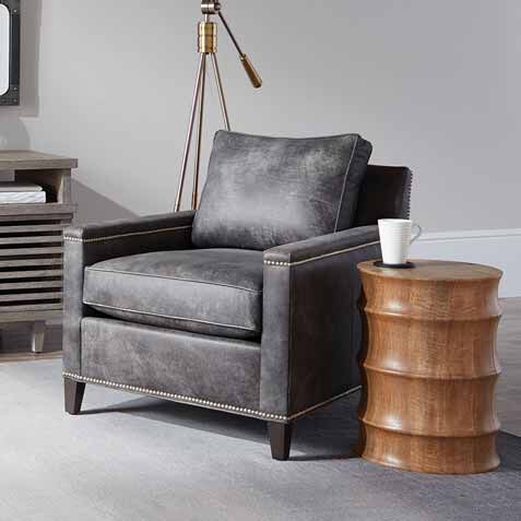 Glen Small Leather Club Chair Product Tile Hover Image 722267