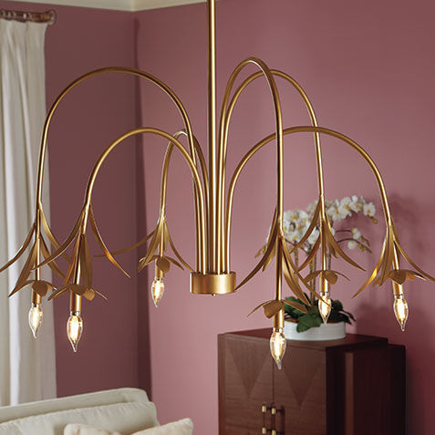 Addax Modern Botanical Chandelier Product Tile Hover Image 093092   BRS