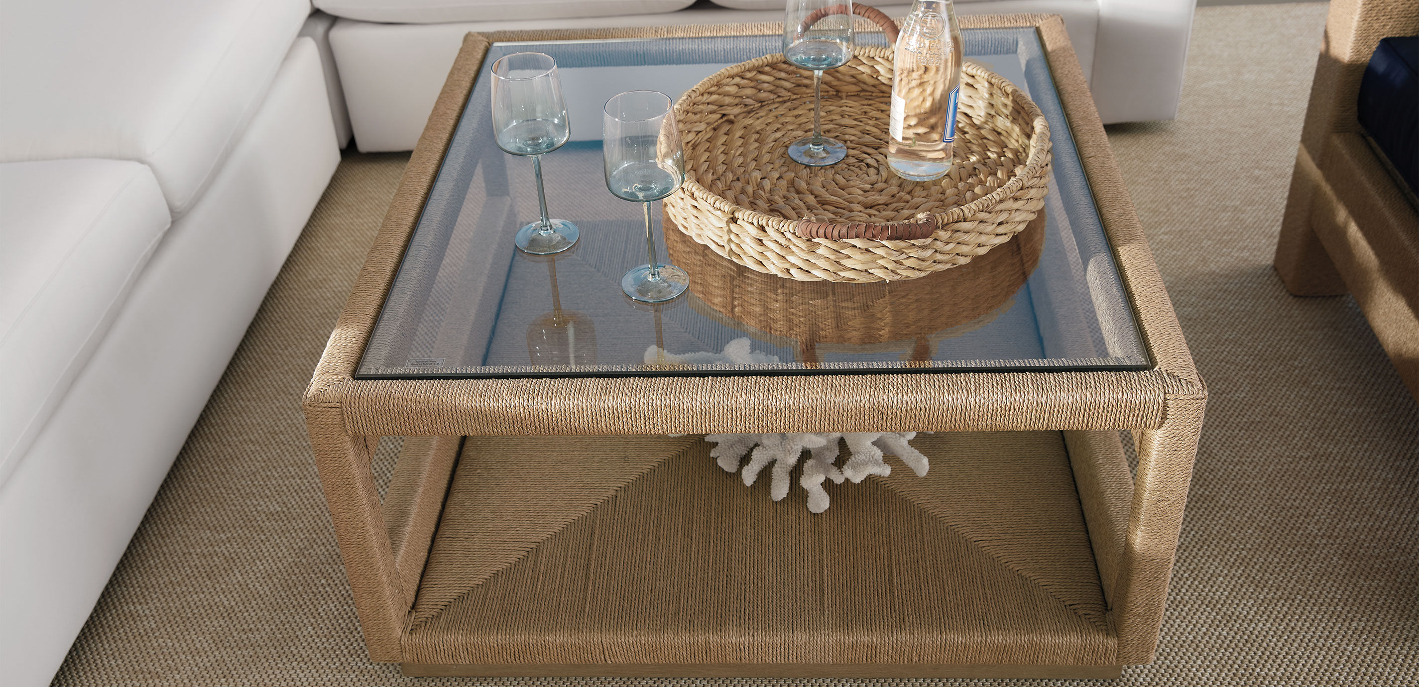 Apina Seagrass Round Tray_8