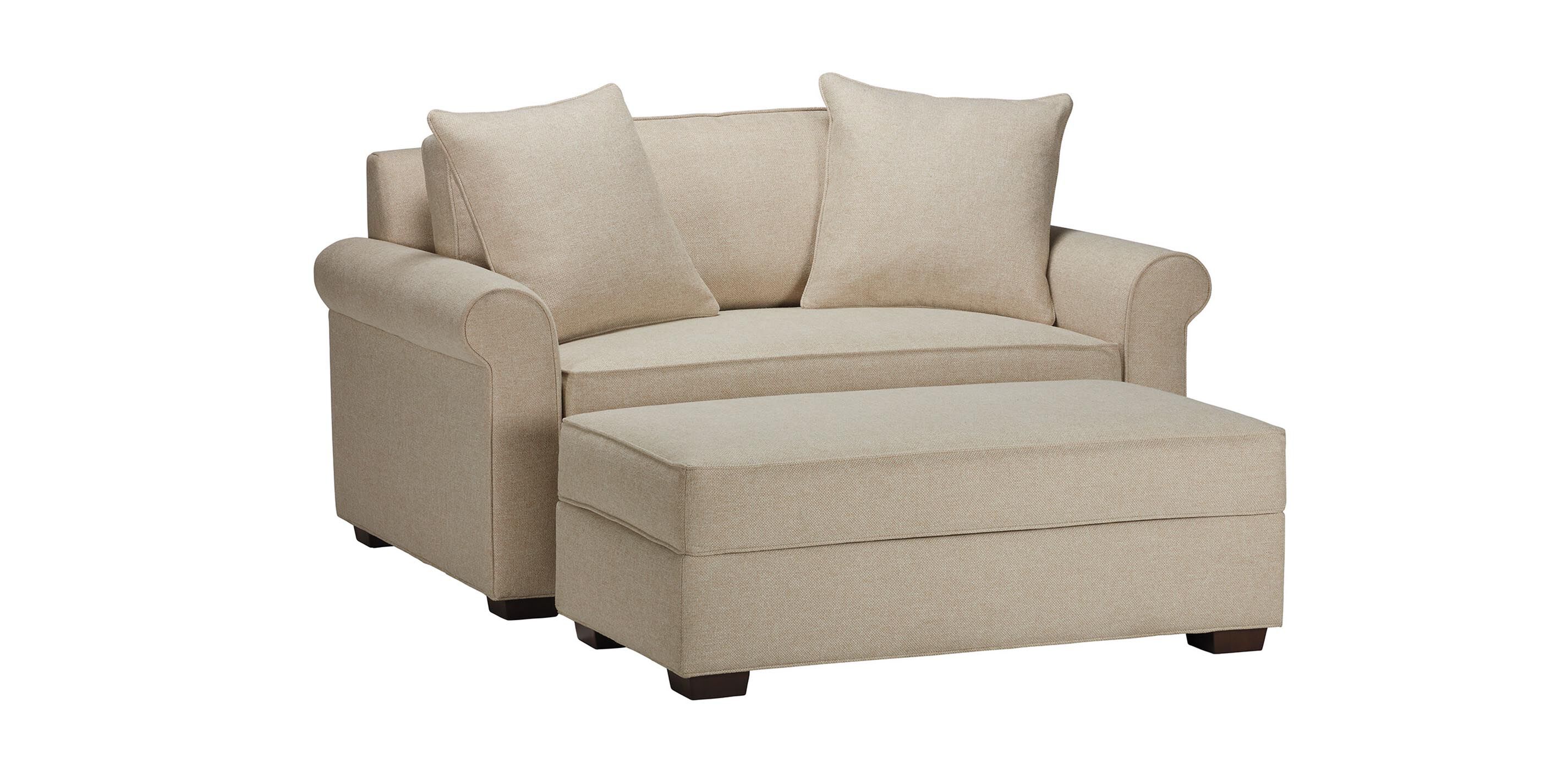 Spencer Wide Ottoman