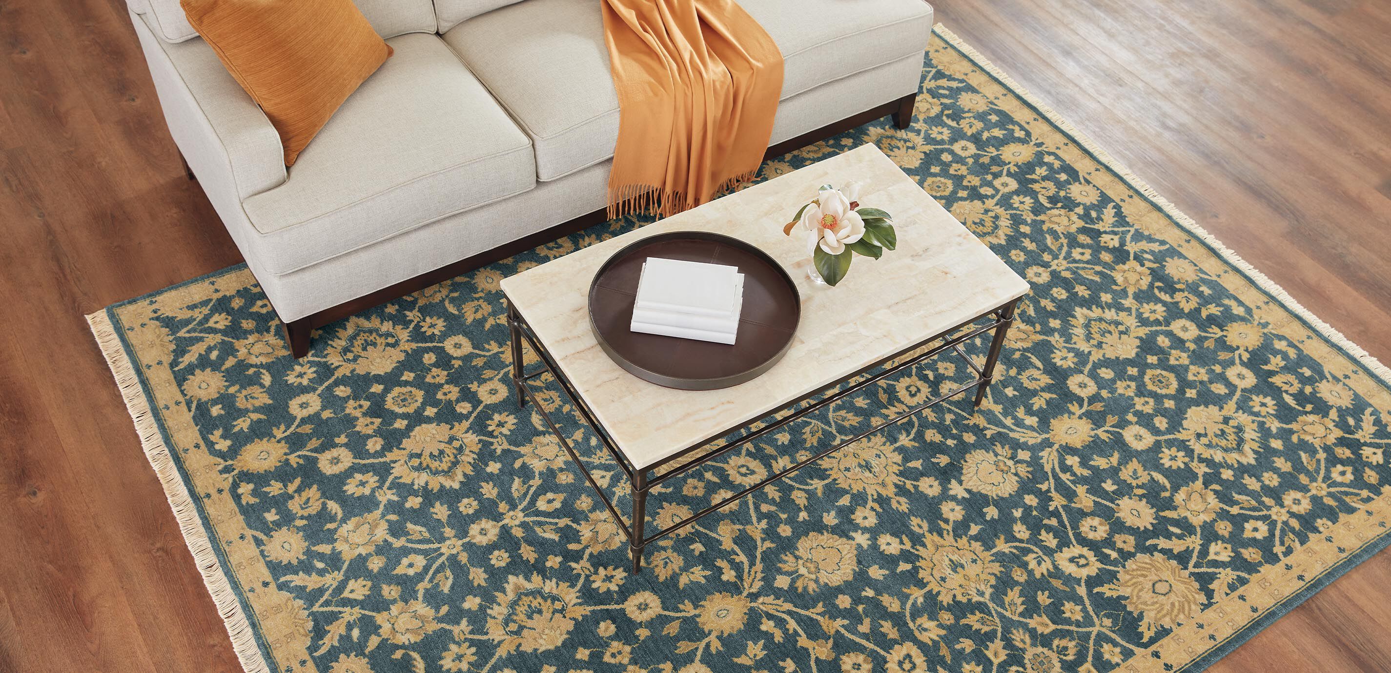 Kashan Arts-and-Crafts Floral Rug_8