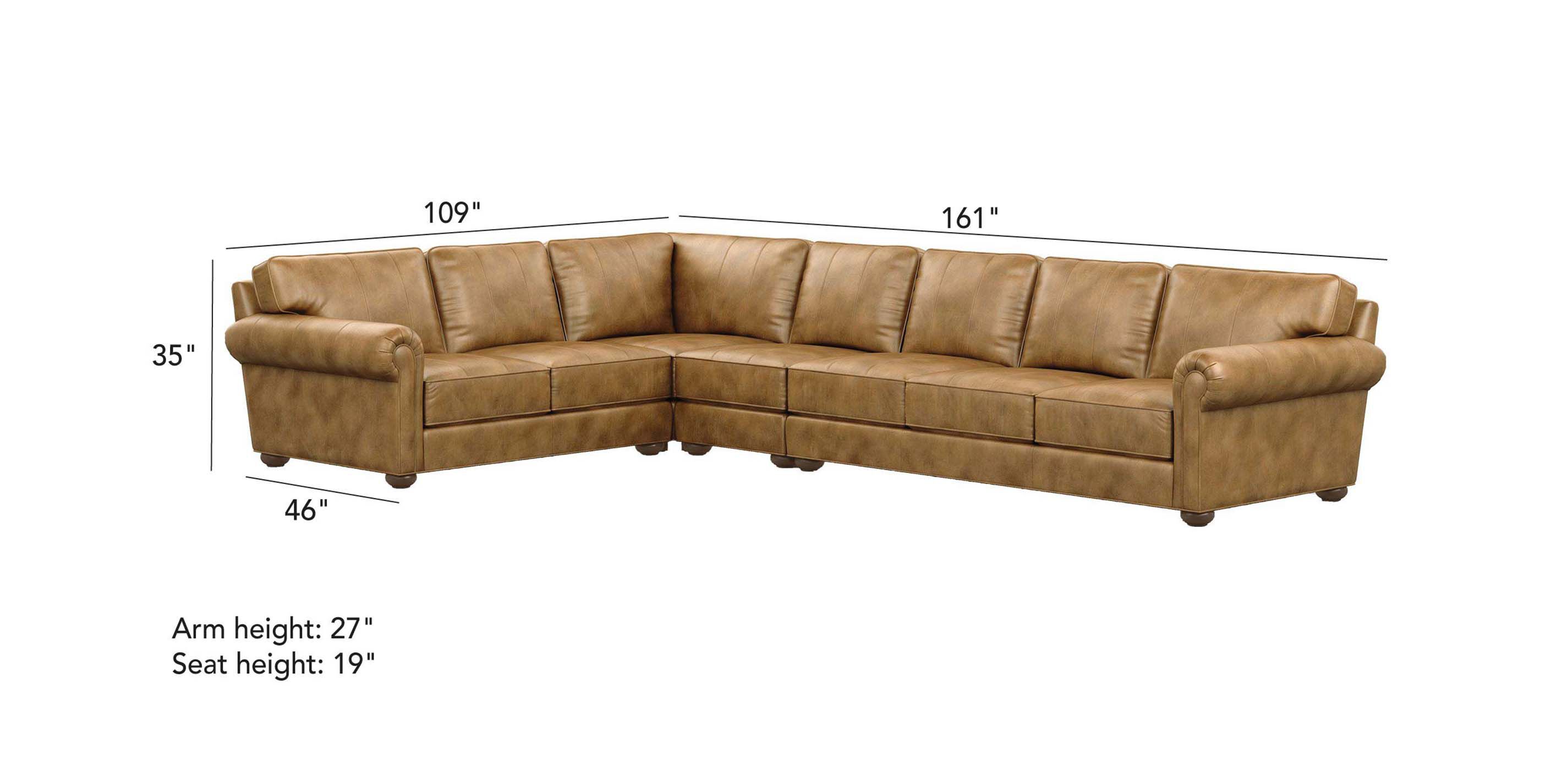 Richmond Four-Piece Grand Leather Sectional_1