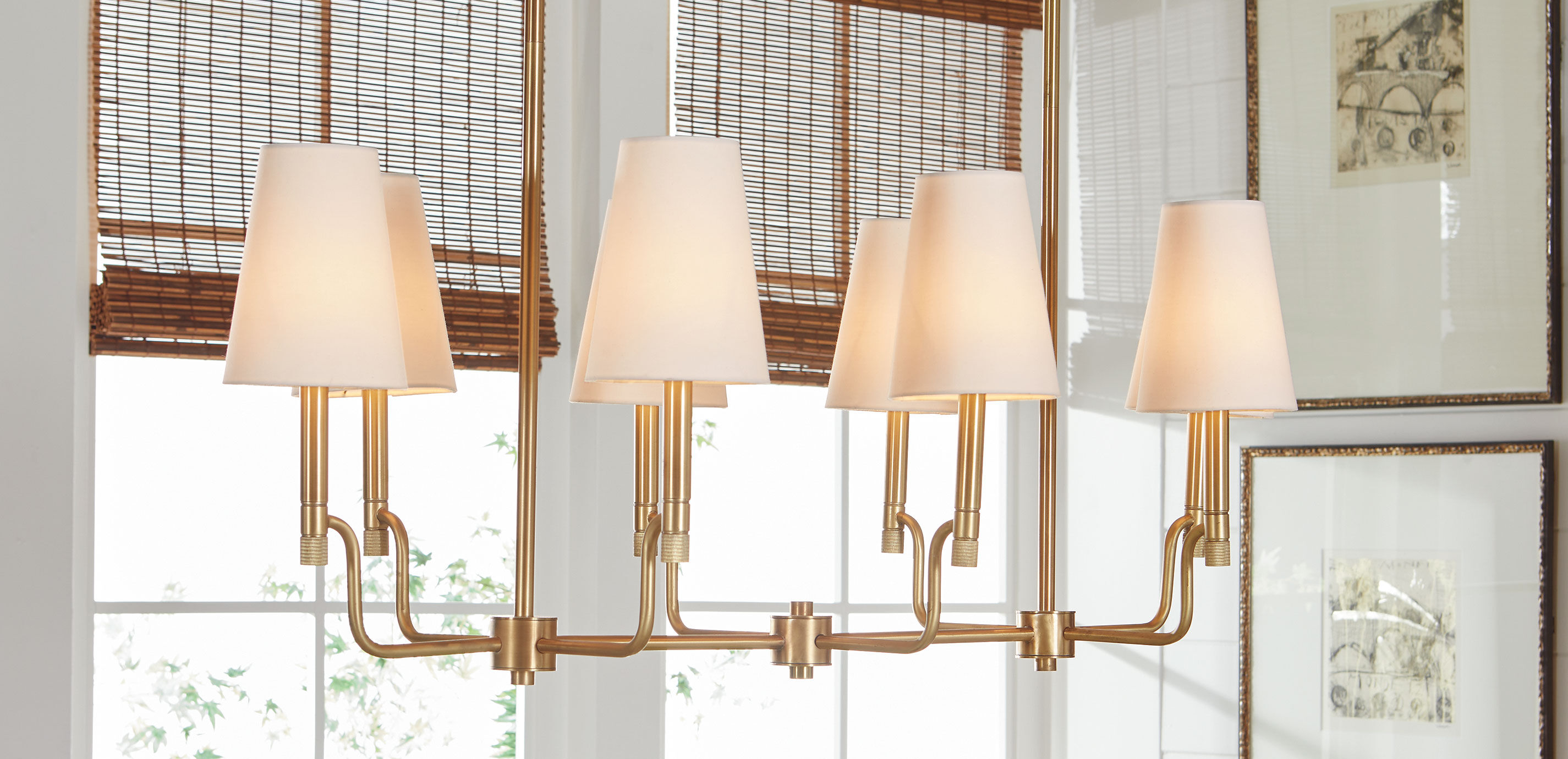 Turnbull Linear Chandelier, Polished Brass_6