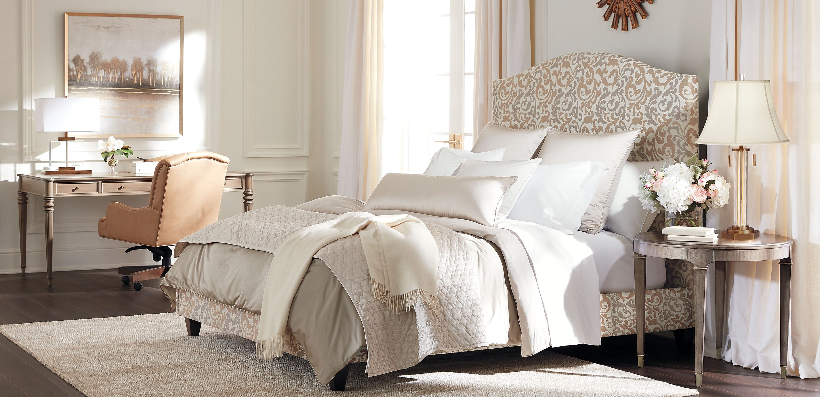 Custom Turret-Corner Home Office Desk_7