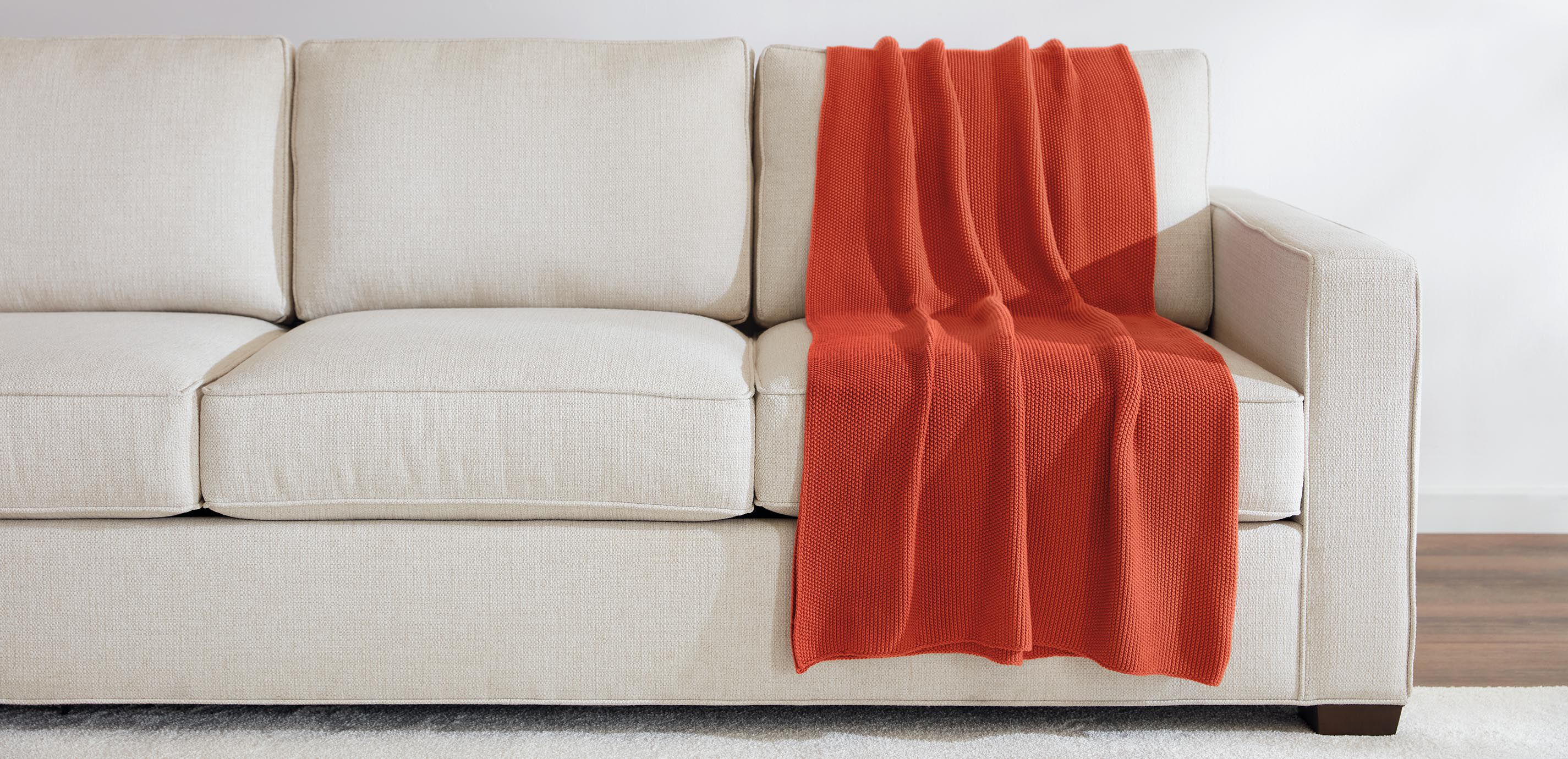 Mini Moss-Stitch Crochet Throw