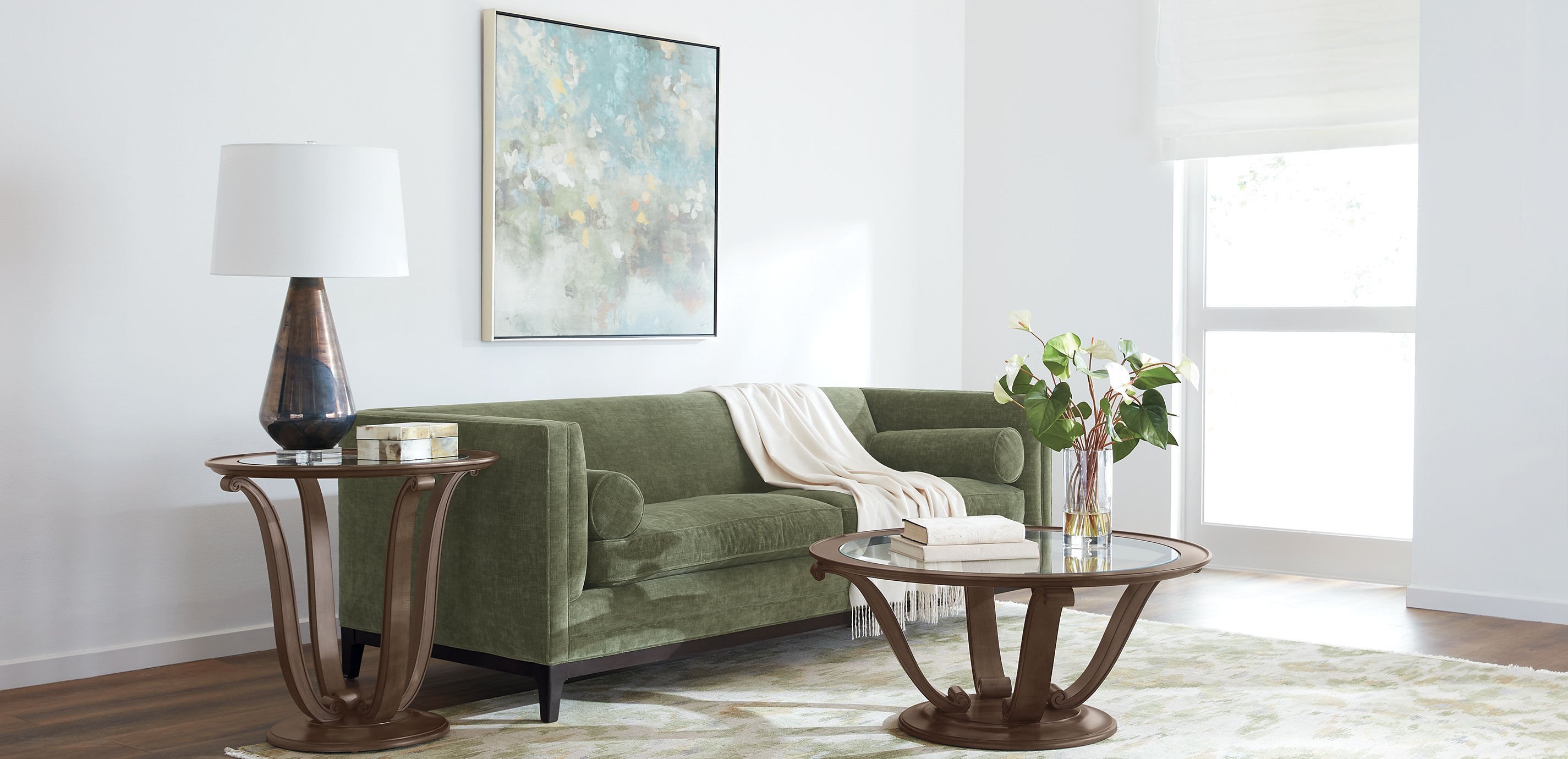 Tropical Anthurium Bouquet in Glass Vase_6