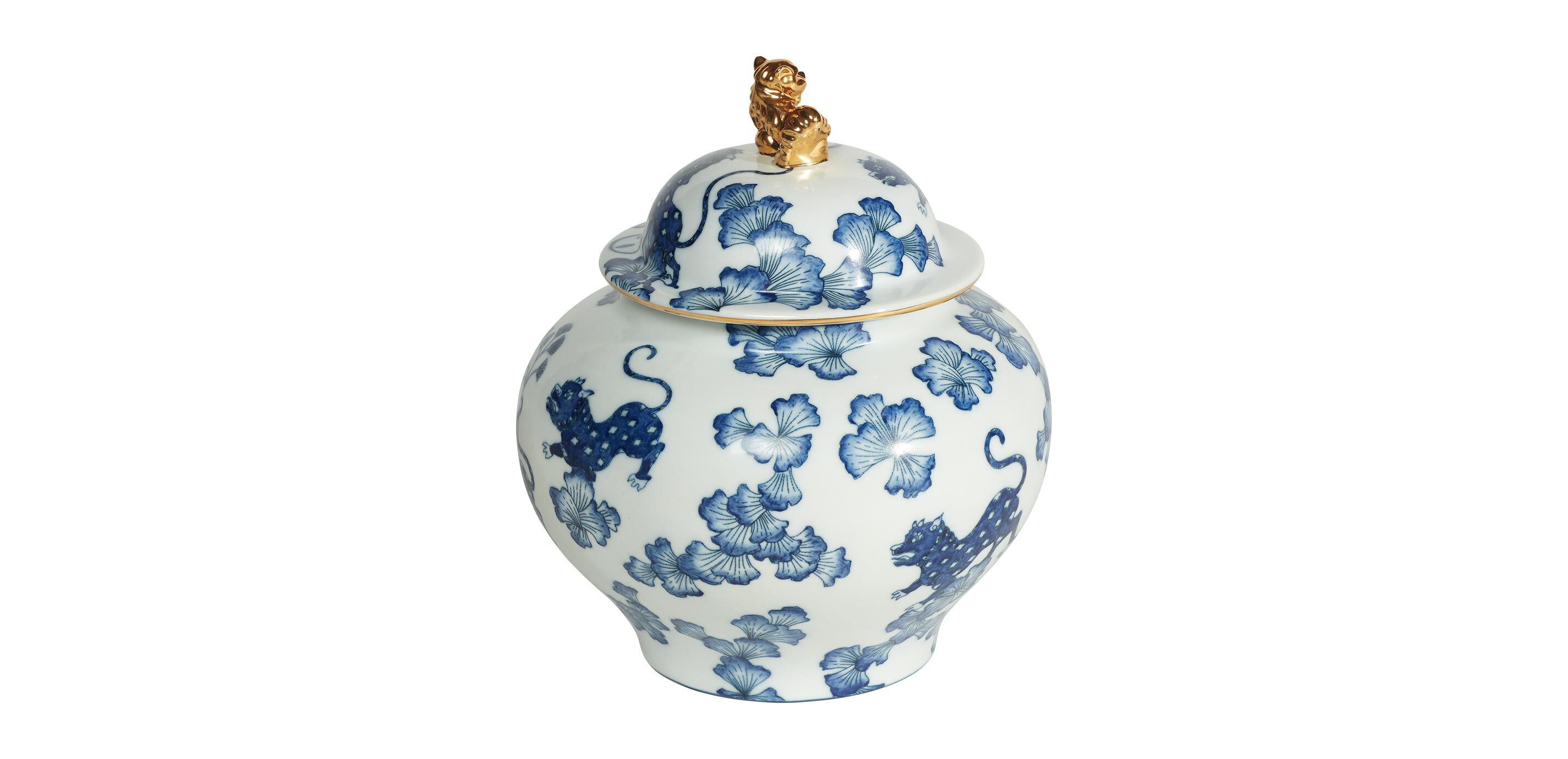 Foo Garden Porcelain Jar_1