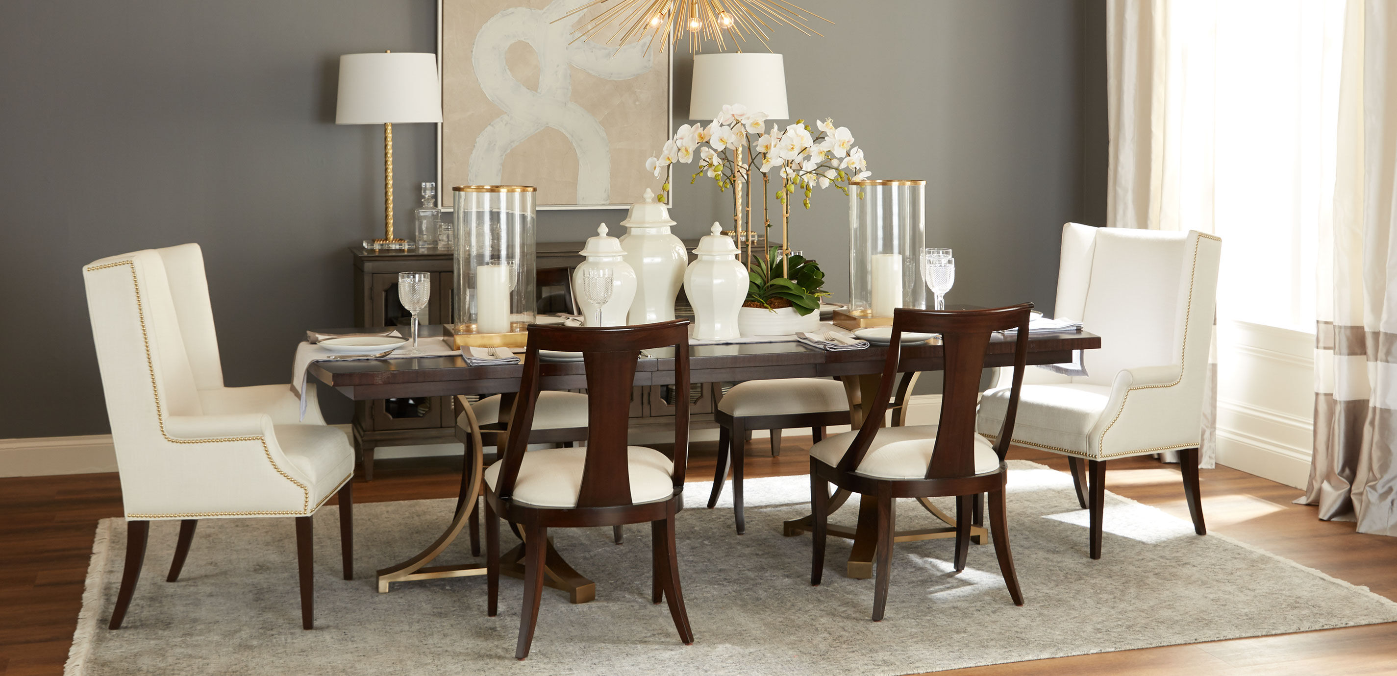 Ikat Rug, Gray/Ivory_8