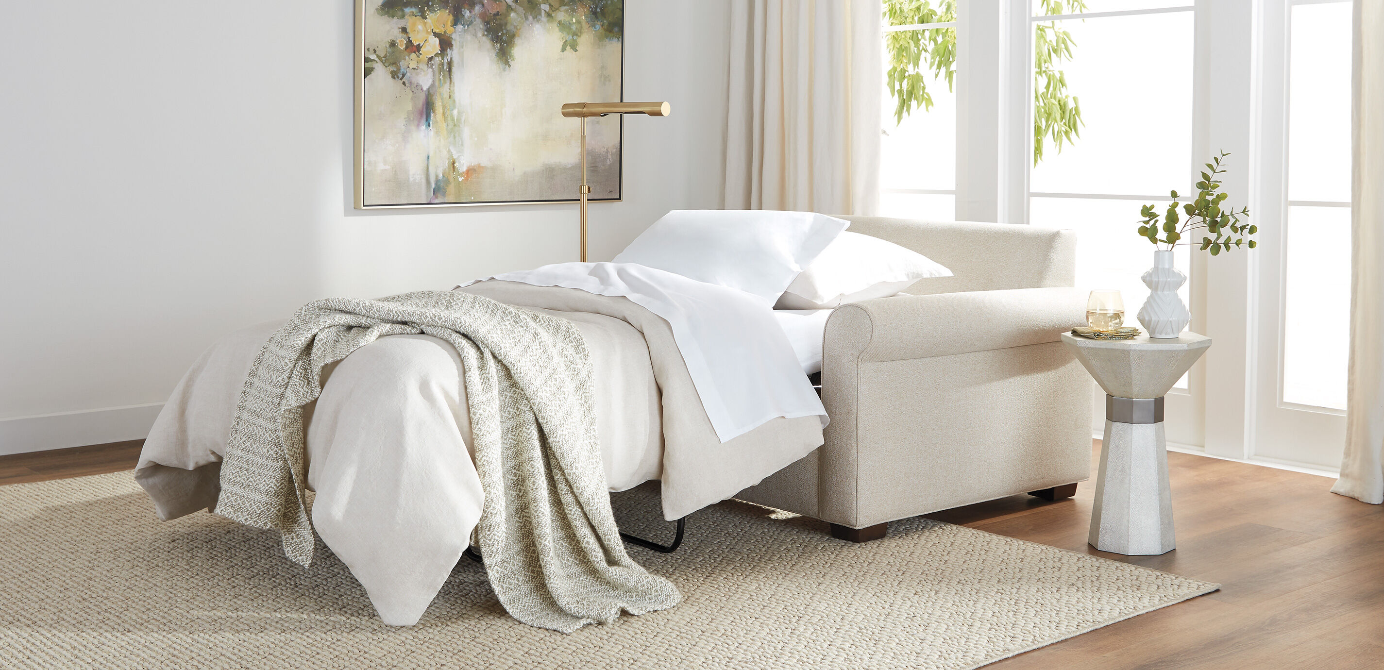 Spencer Roll-Arm Sleeper Sofa - Full