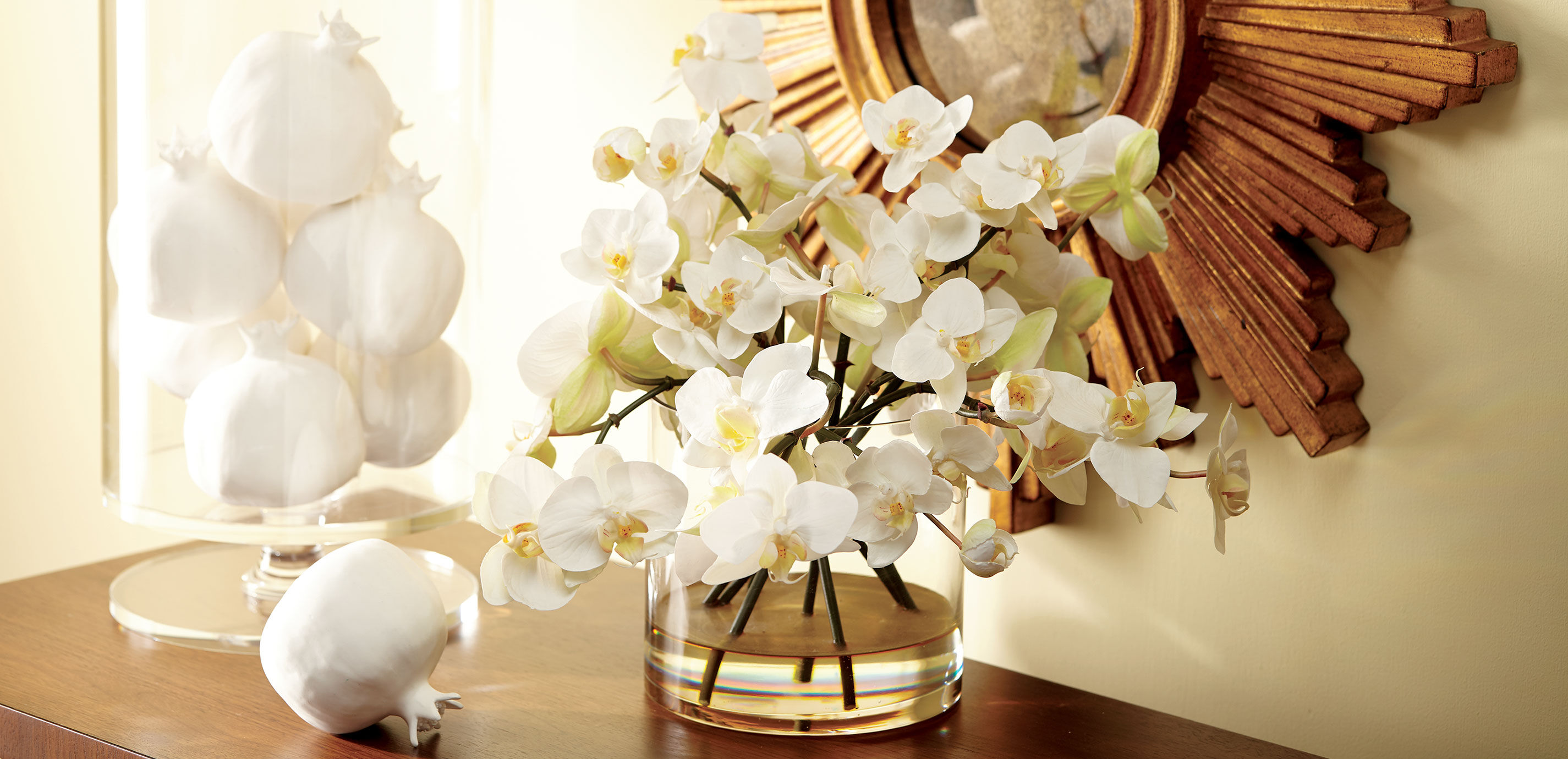 White Orchids in Glass Cylinder_1