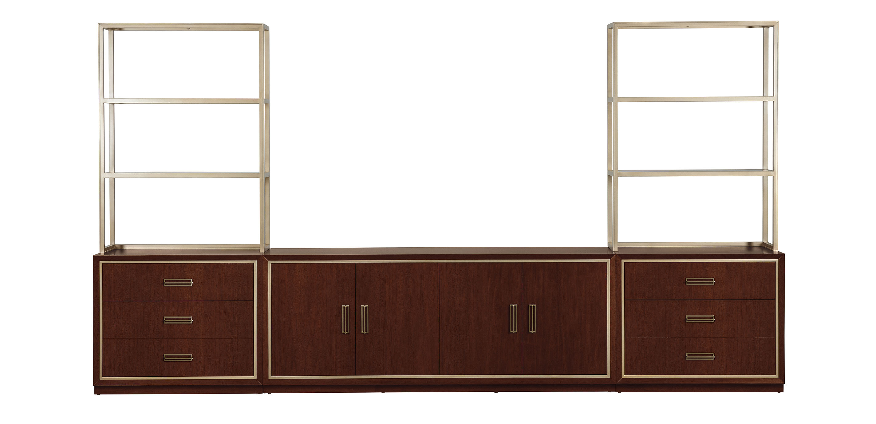 Faraday Classic Large Five-Piece Media Center with Drawers