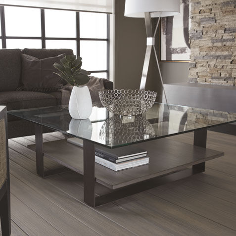 Rosemoor Square Glass-Top Coffee Table Product Tile Hover Image 148001