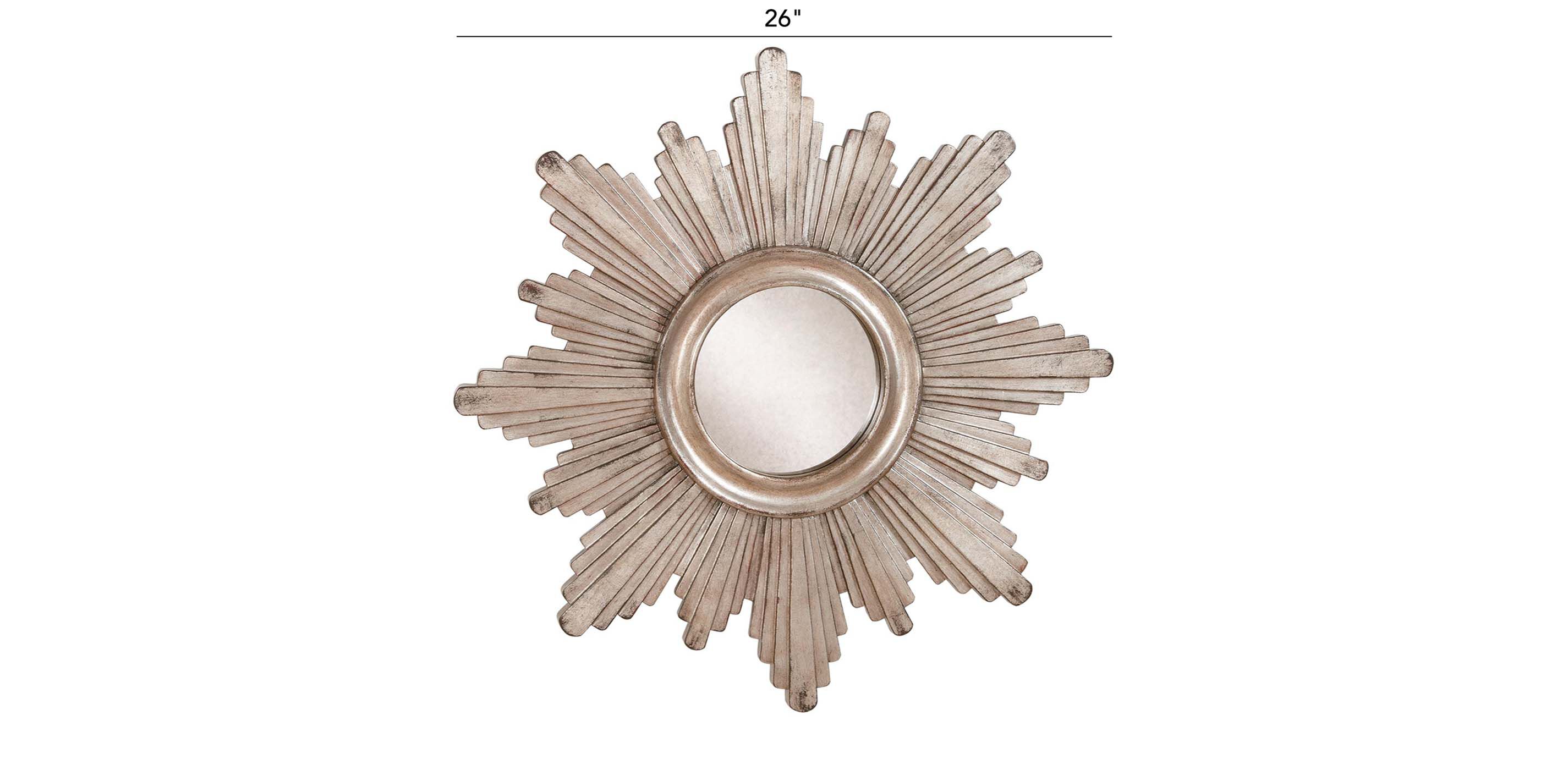 26" Silver Sunburst Mirror_1