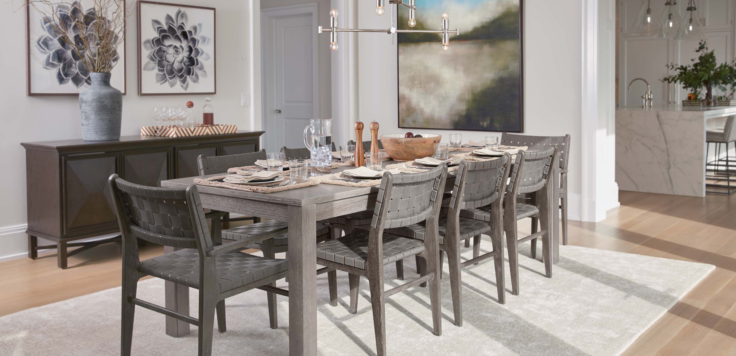 Vinson Extension Dining Table Oak Table Ethan Allen