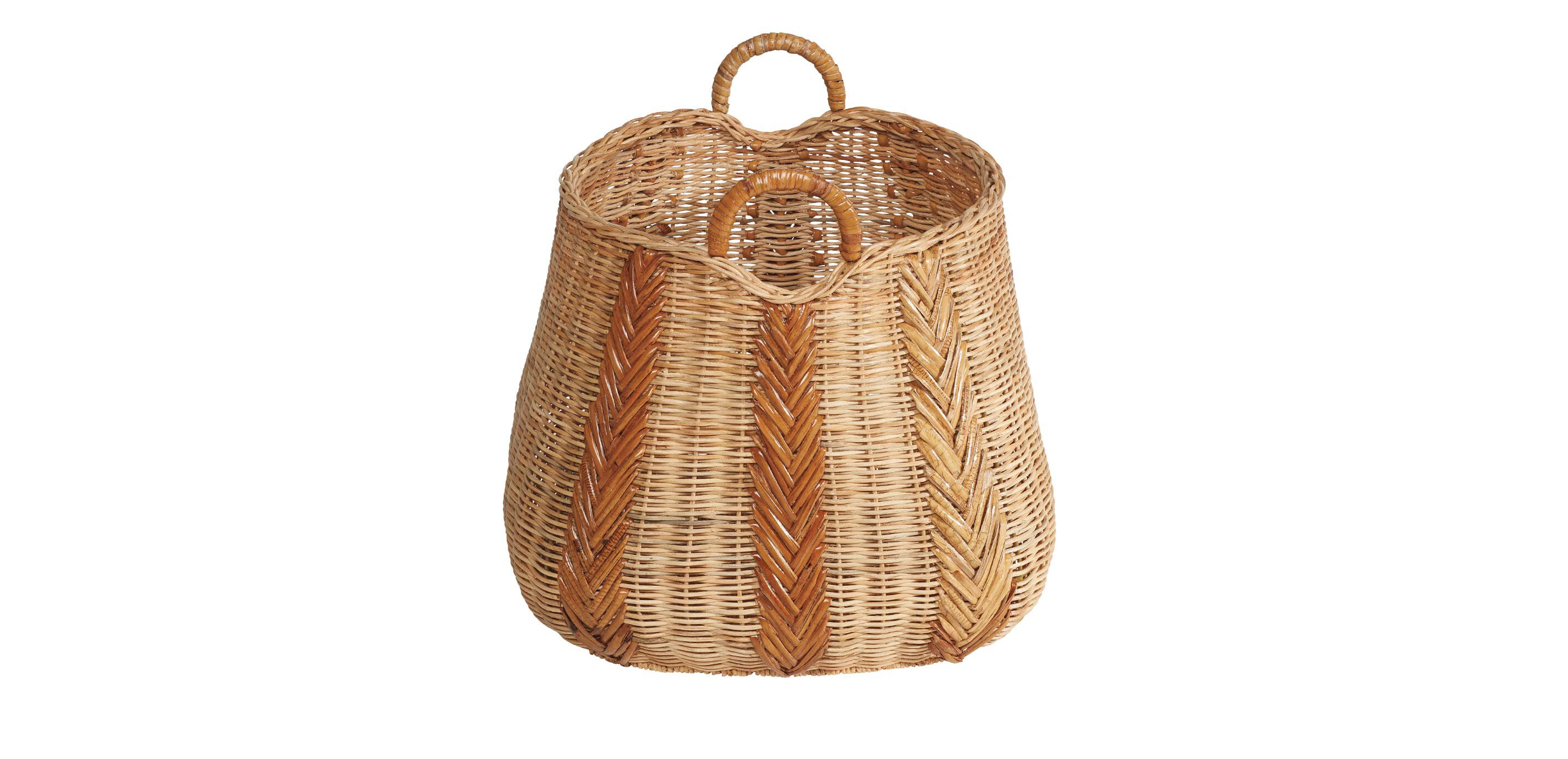 Large Braided Wicker Basket_2